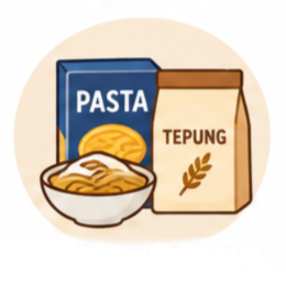 Mie, Pasta & Tepung