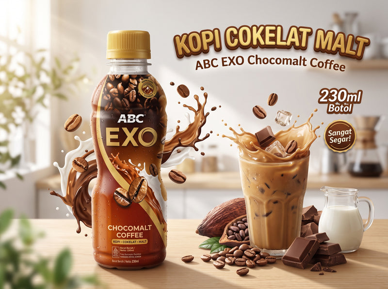 Abc Exo Chocomalt Coffee 230Ml Pet