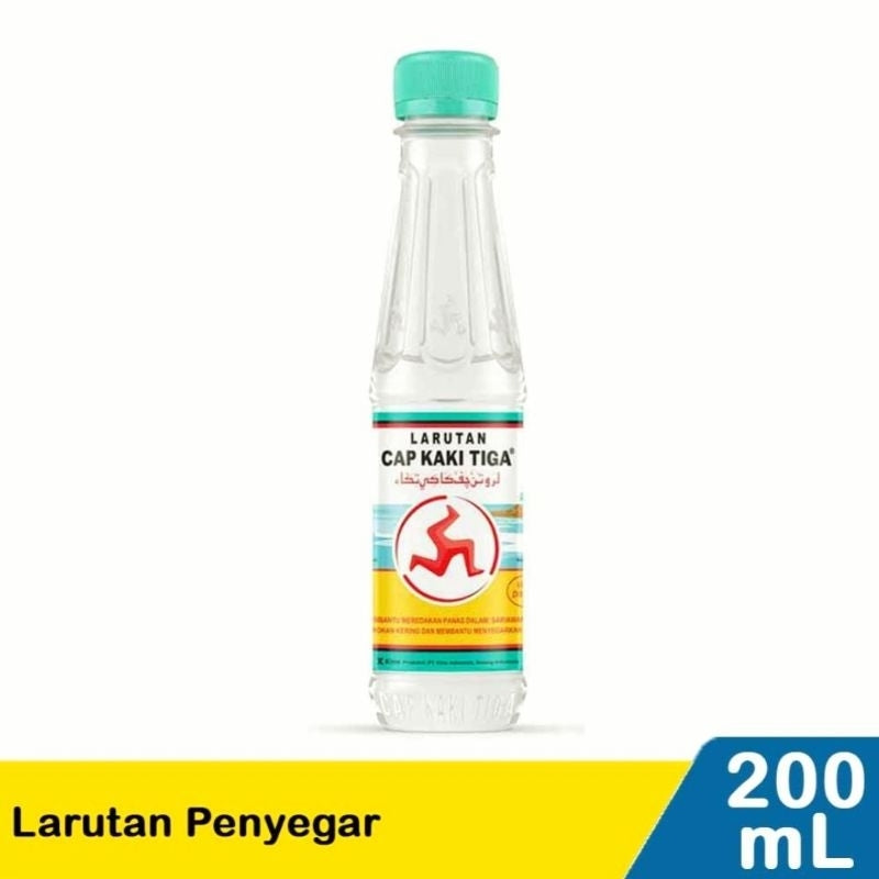 Cap Kaki Tiga Plain Original 200 Ml Botol