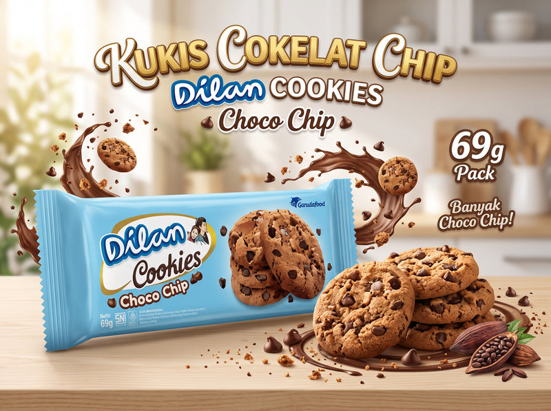 Dilan Cookies Choco Chip 69G Pack