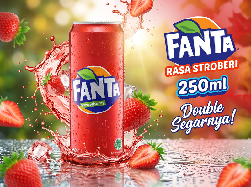 Fanta Strawberry 250Ml Can