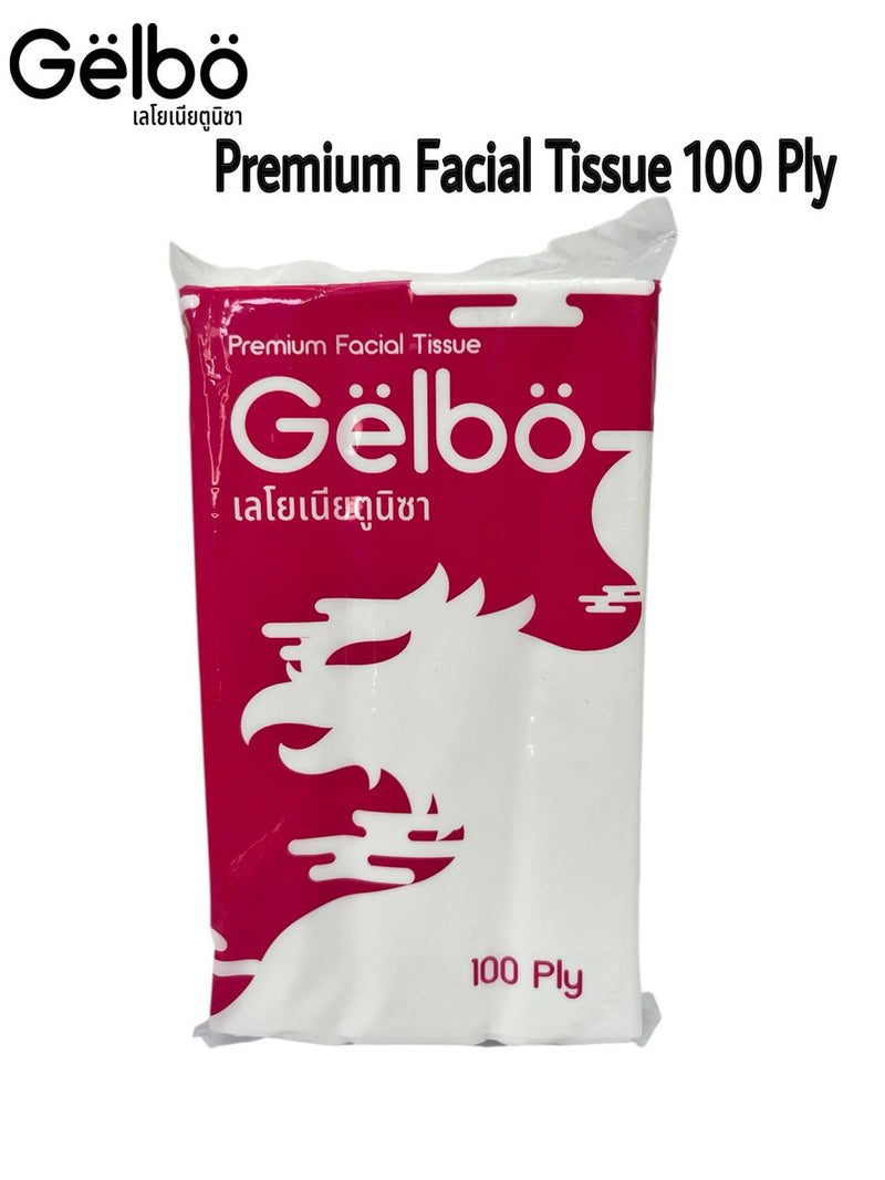 Gelbo Facial Travel Pack 100 Ply