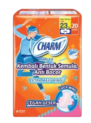 Charm Body Fit Extra Maxi Wing 20P Pack