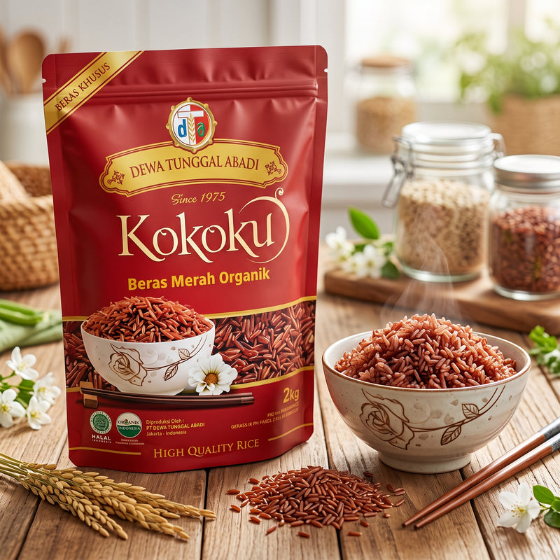 Kokoku Beras Merah Organik 2Kg Sak
