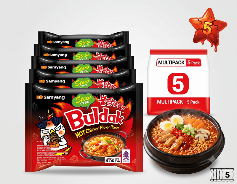 Samyang Buldak Stew Type Hot Chiken Flavour Ramen 145g