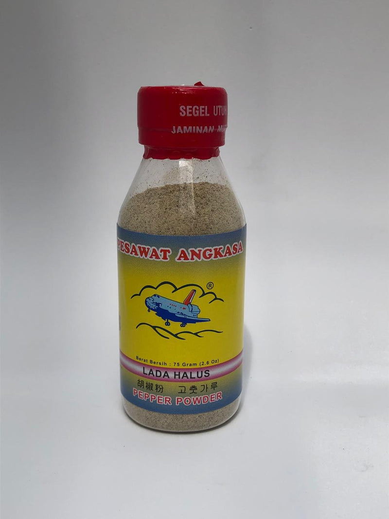 Lada Cap Pesawat Angkasa Biru Botol Putih 75gr