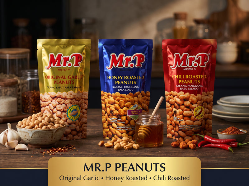Mr P Roasted Peanuts 80G Pack