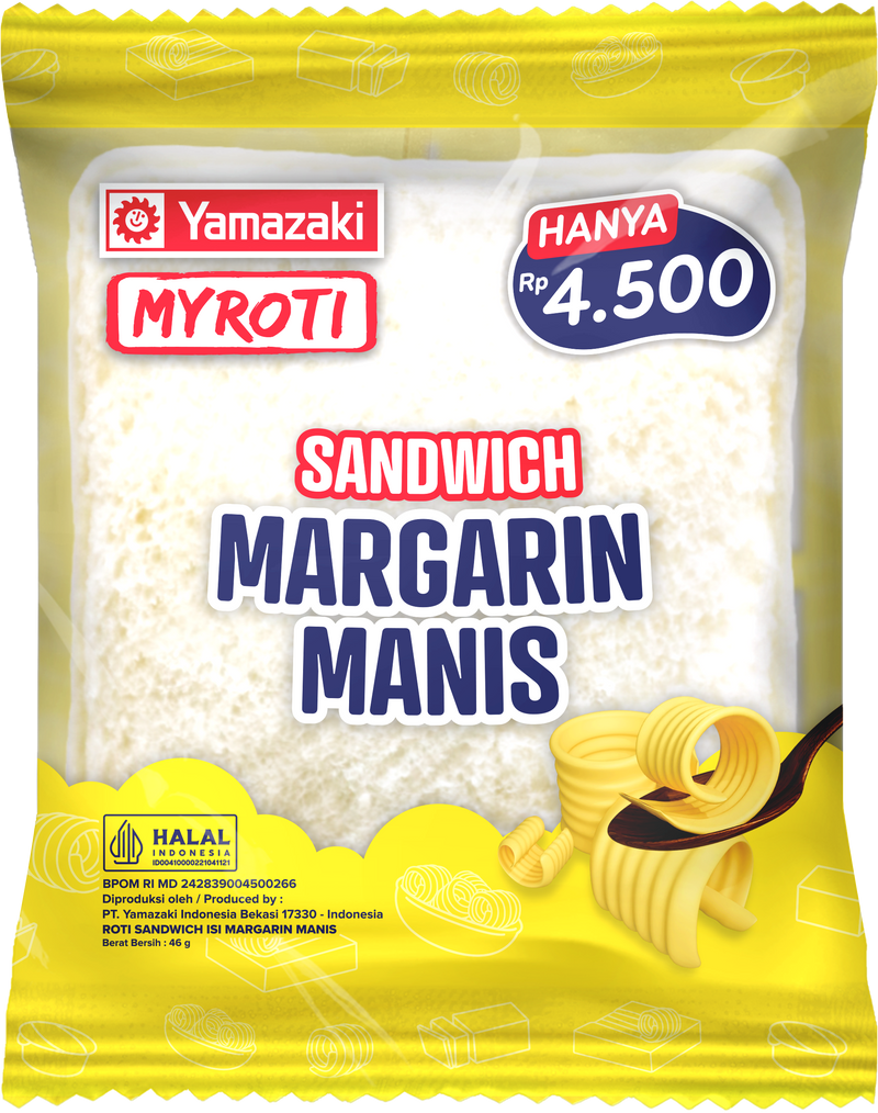 MyRoti Sandwich Margarin Manis