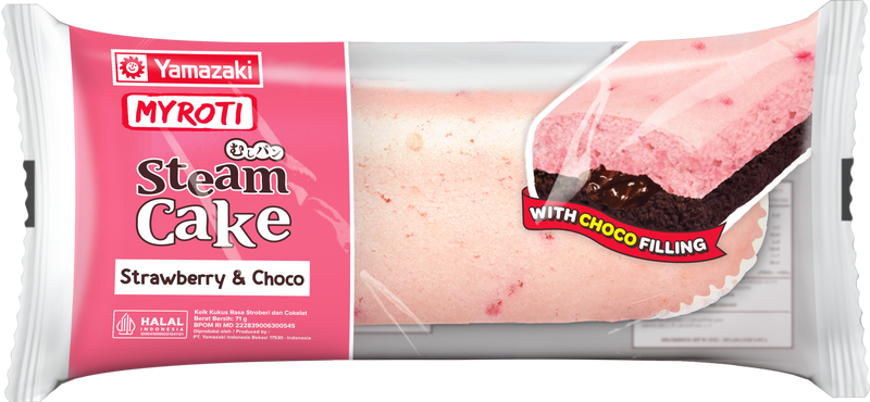 MyRoti Steam Cake Strawberry Choco