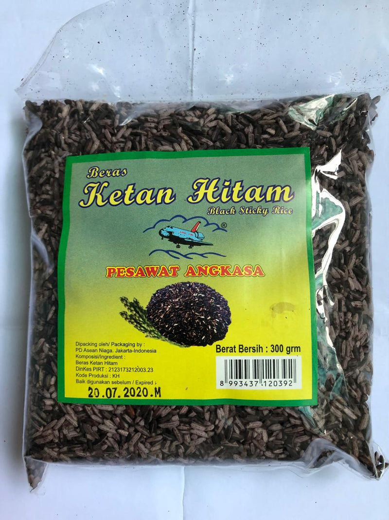 Pesawat Angkasa Beras Ketan Hitam 500gr