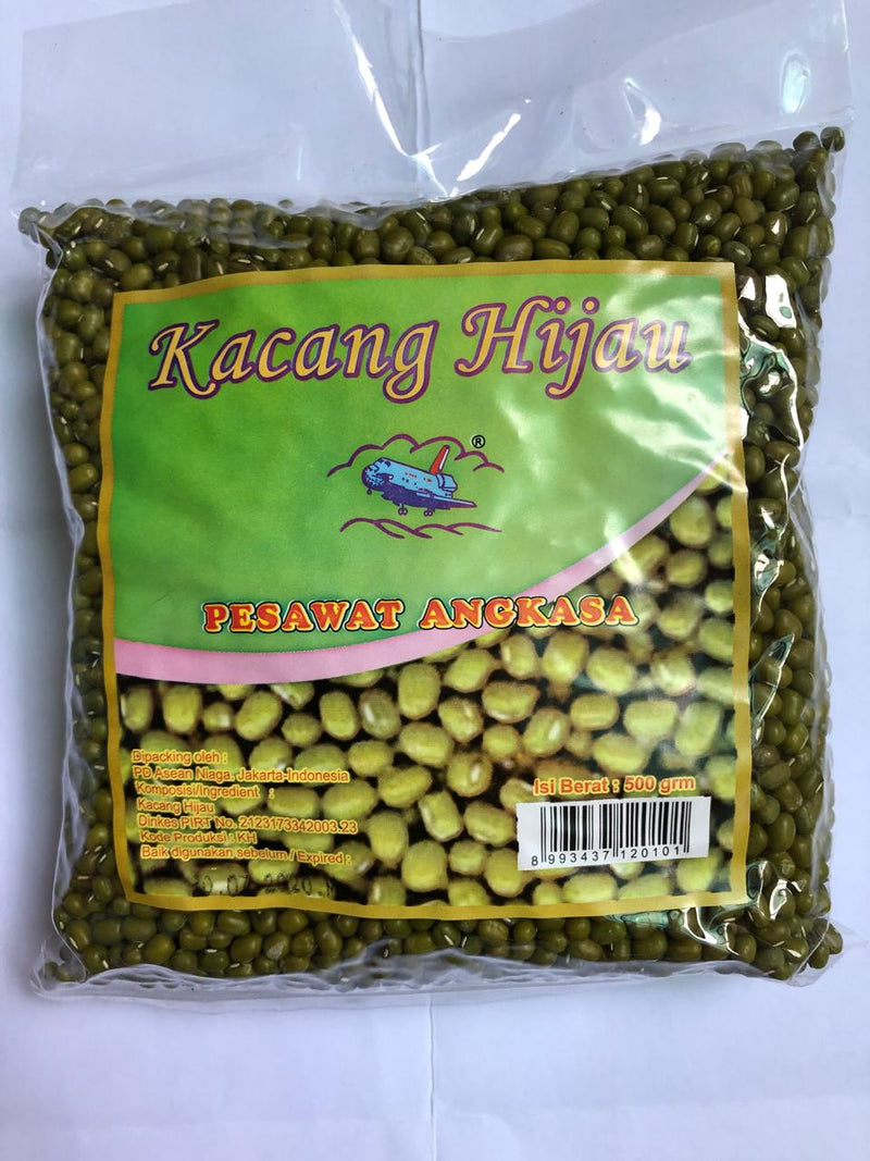 Pesawat Angkasa Kacang Hijau 500gr