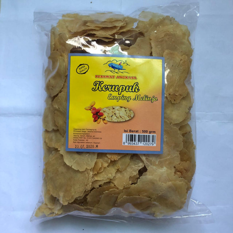 Pesawat Angkasa Kerupuk Emping Melinjo 500gr