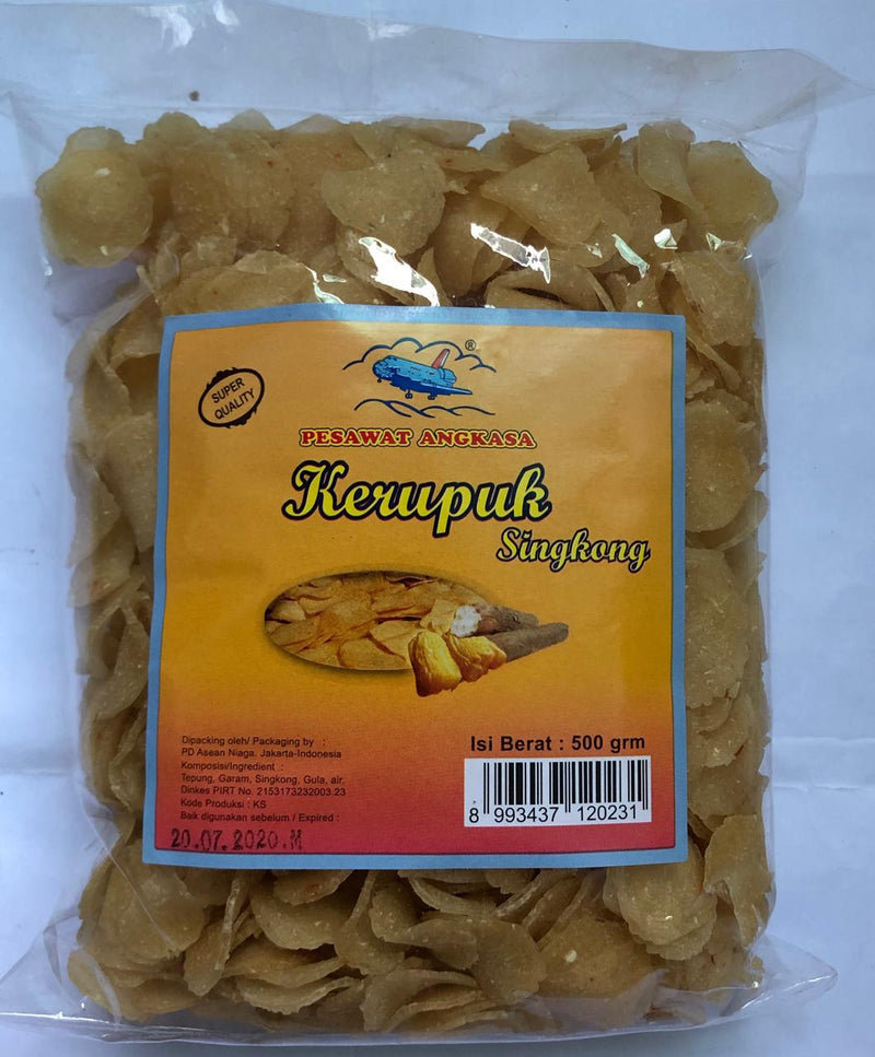 Pesawat Angkasa Kerupuk Singkong 500gr