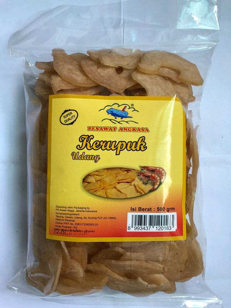Pesawat Angkasa Kerupuk Udang 500gr