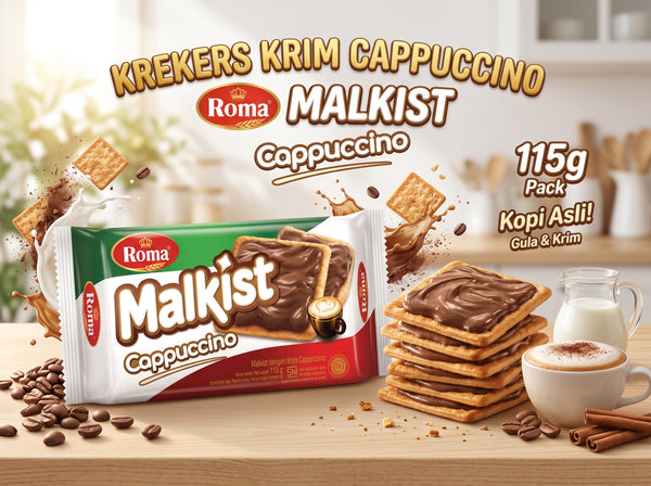 Roma Malkist Capuccino 115G Pack