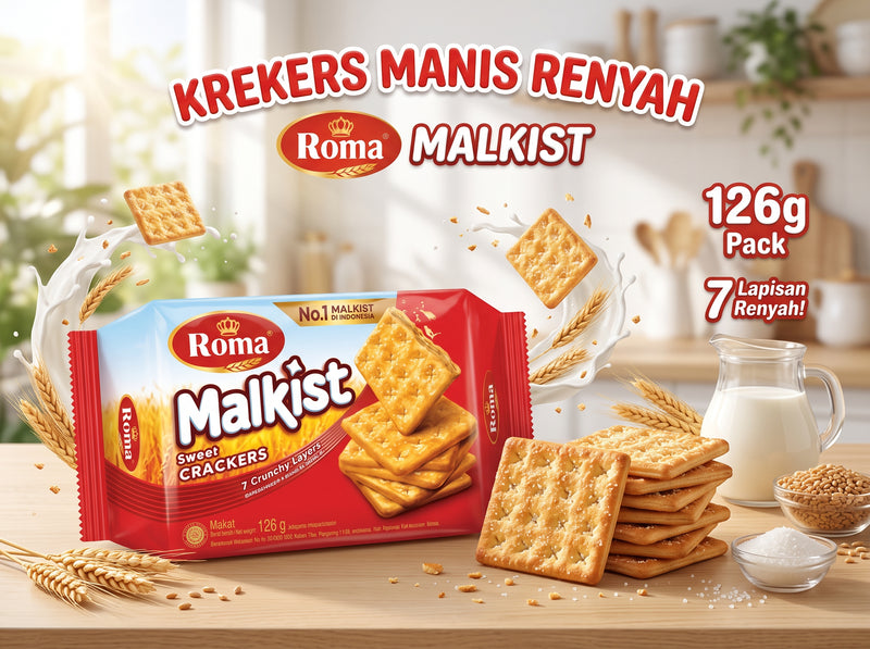 Roma Malkist Crackers 126G Pack