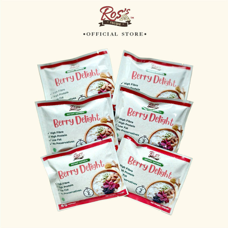 Ross Recipe PAKET6s - Instant Oatmeal Sachet 40gr