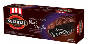 Selamat Wafer Black Vanilla 198G Box