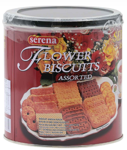 Serena Assorted Biscuit Flower Mini 550g