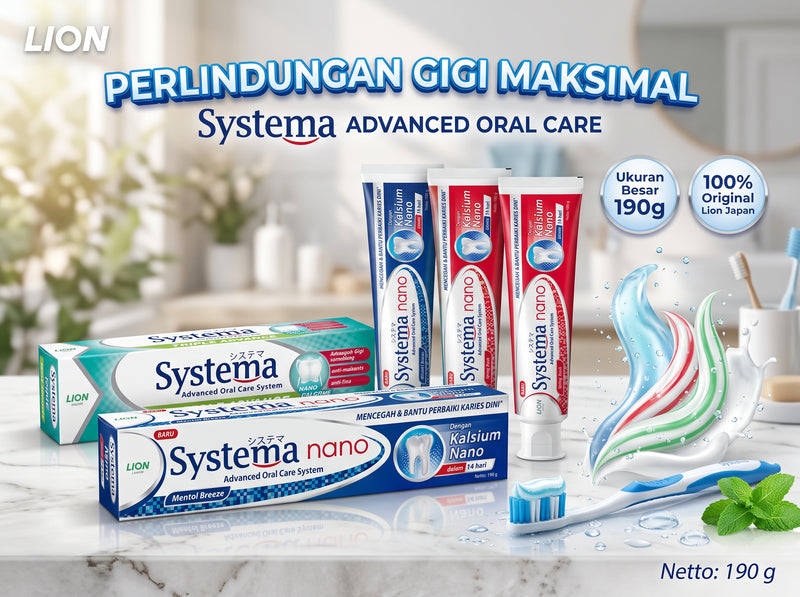 Systema Pasta Gigi Menthol Breeze 190Gr Tub