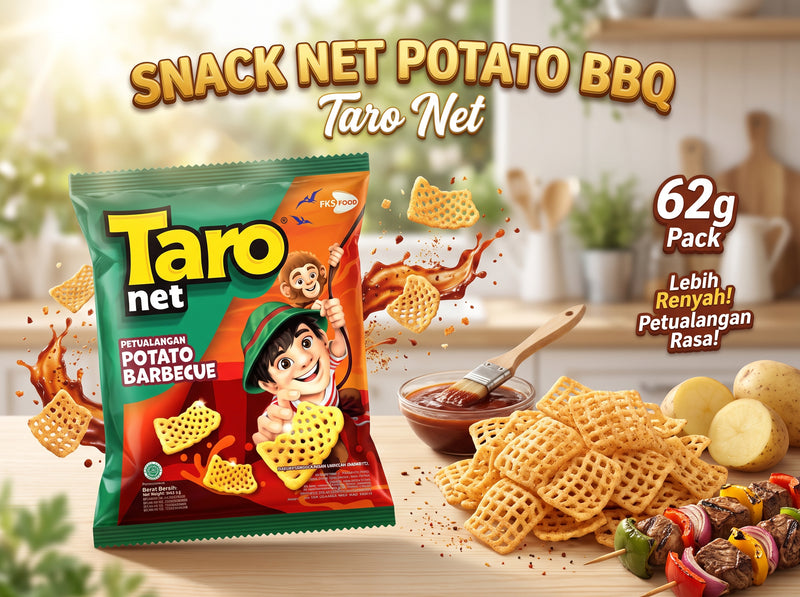 Taro Net Potato Bbq 62G Pack