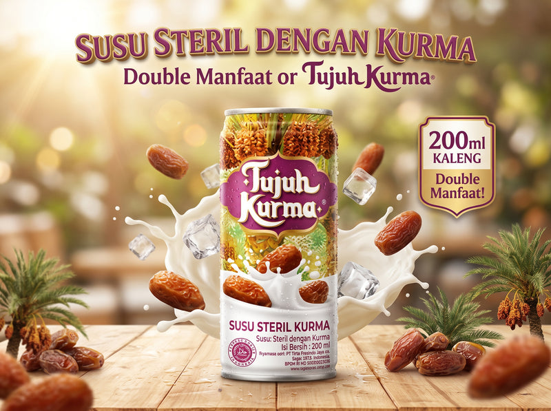 Tujuh Kurma Susu Steril 200Ml Can