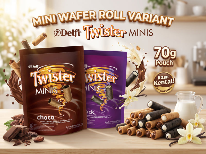Twister Minis Black 70G Pouch