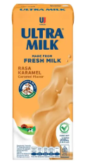 Ultra Milk Uht Karamel 200Ml Tetra Pack