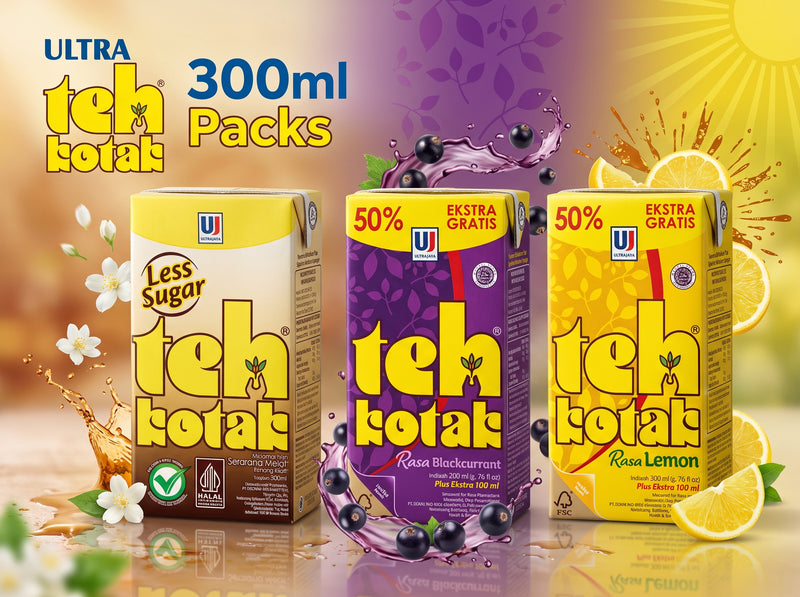 Ultra Teh Kotak 300Ml Tetra Pack