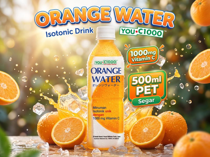 You C1000 Orange Water 500Ml Pet