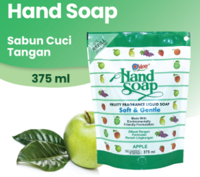 Yuri Hand Soap Reffil 375 Ml Pouch