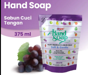 Yuri Hand Soap Reffil 375 Ml Pouch