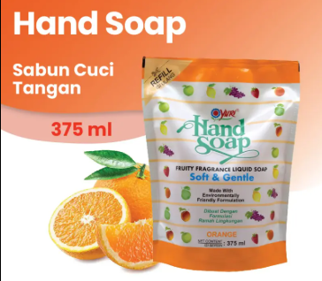 Yuri Hand Soap Reffil 375 Ml Pouch