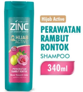 Zinc Shampoo Botol 340Ml