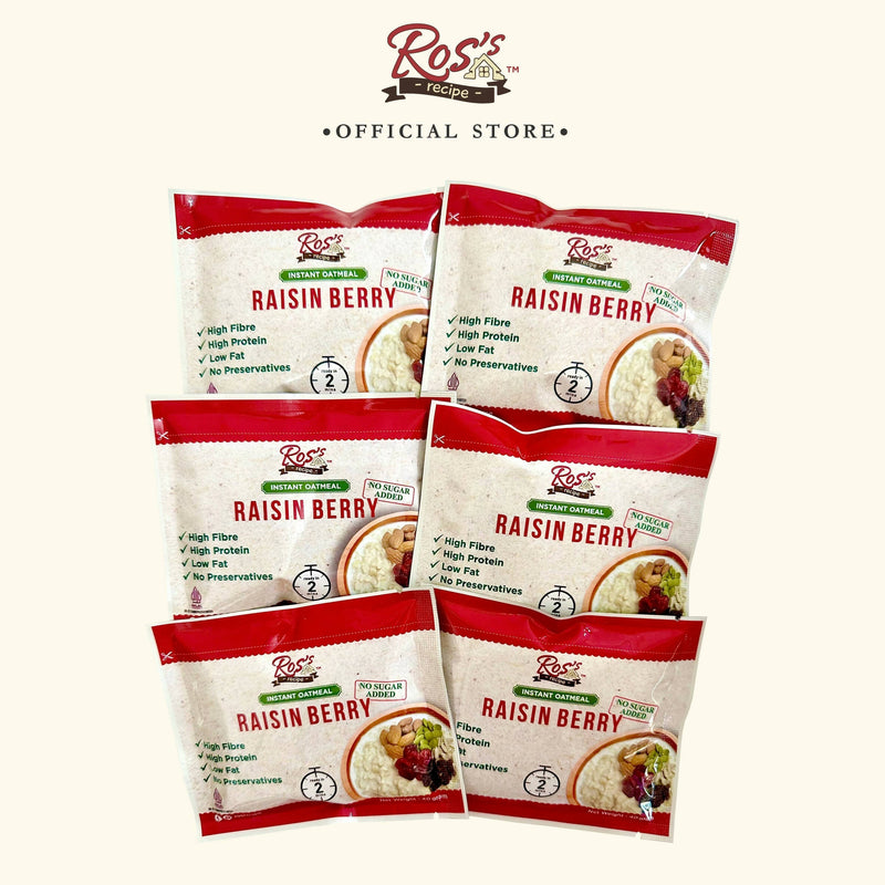 Ross Recipe PAKET6s - Instant Oatmeal Sachet 40gr