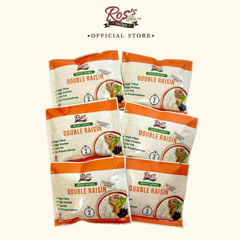 Ross Recipe PAKET6s - Instant Oatmeal Sachet 40gr