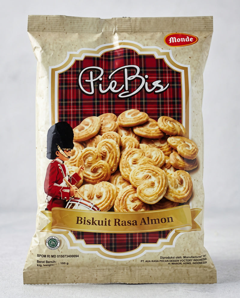 Monde Piebis Biskuit Almond 190G Pack