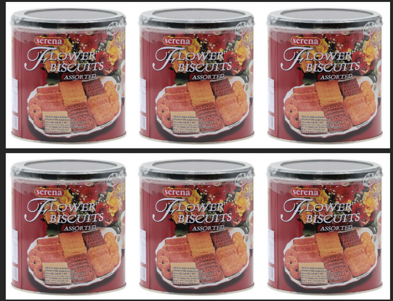 Serena Assorted Biscuit Flower Mini 550g